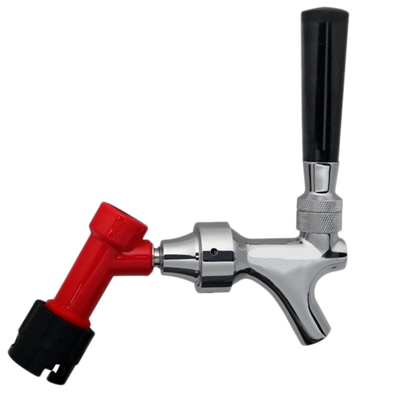 Pin Lock línea de cerveza montaje artesanal grifo para barril de cerveza juego de grifería cuerpo cromado con pasador de bloqueo de desconexión Homebrew