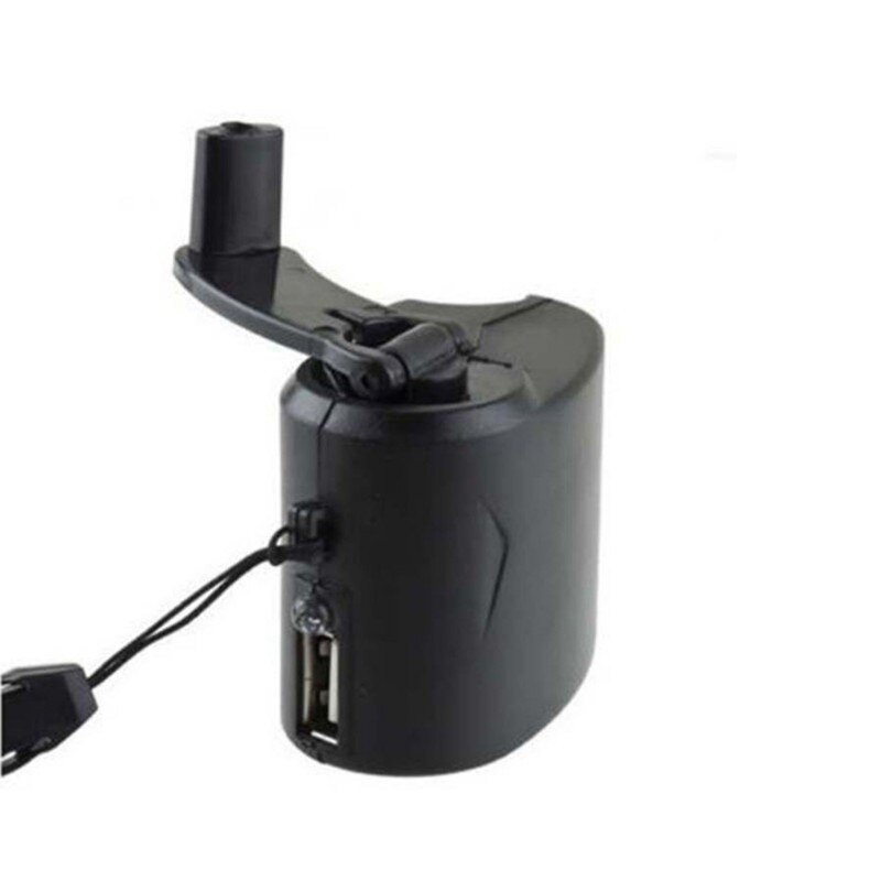 Externo portátil mão de energia emergência dínamo manivela usb carregamento universal carregador acampamento ao ar livre tool1: B