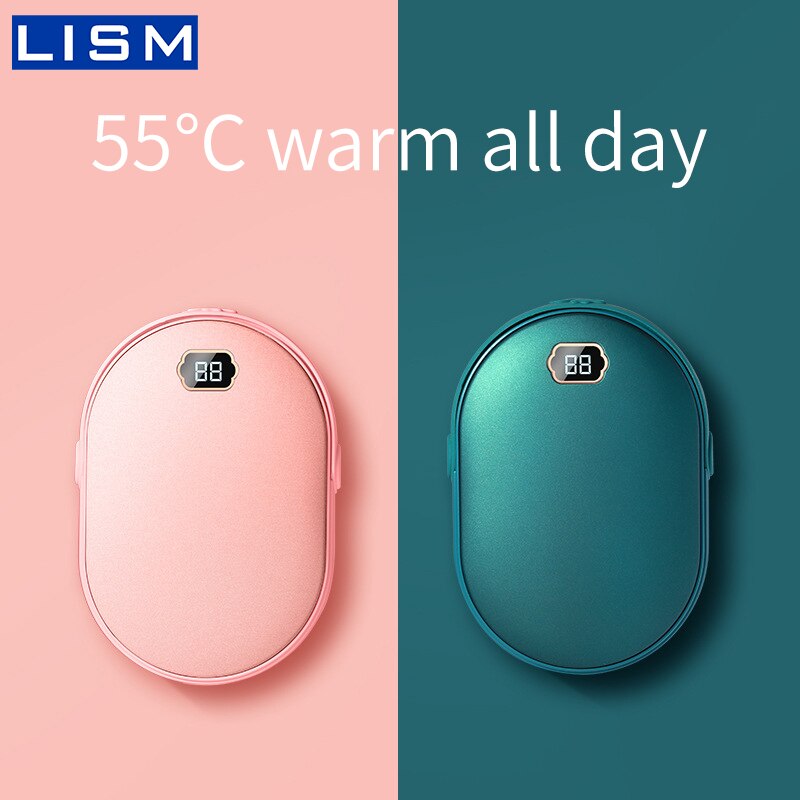 Portable Hand Warmer Charging Treasure 2 In 1 Usb Heater 5000/10000 mAh Led Light Safety Pocket Mobile Power Hand Warmer