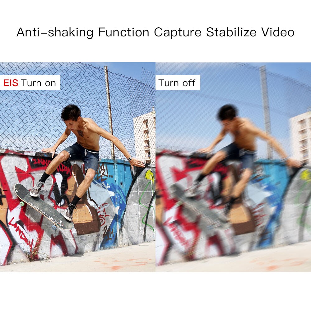 Action Camera 4 K/30fps With EIS Function External Mic WiFi 170D Underwater Waterproof 30M Video Record Remote control Sport Cam