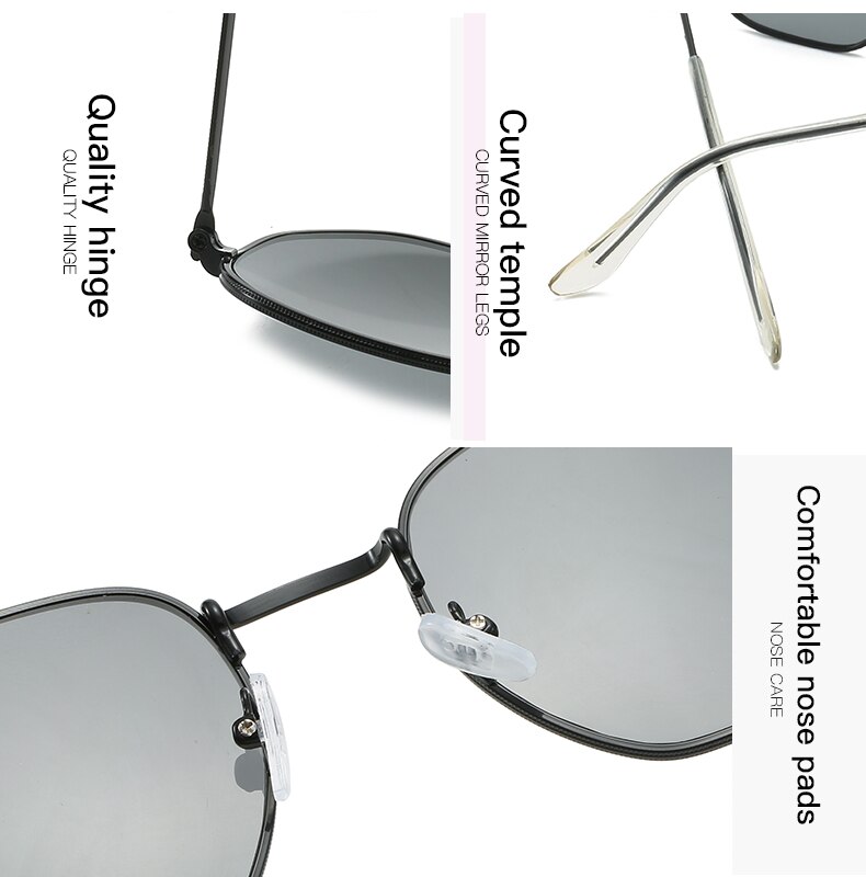 Oval belægning polariserede solbriller kvinder stilfulde oversize metal udendørs mænd solbriller nuancer briller  uv400