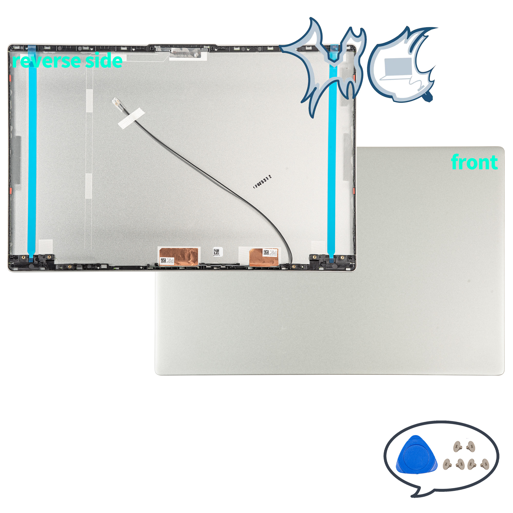 Case For Lenovo Ideapad 5 15IIL05 15ITL05 15ARE05 15ALC05 LCD Back Cover Screen Lid Front Bezel Hinges Palmrest Bottom Shell