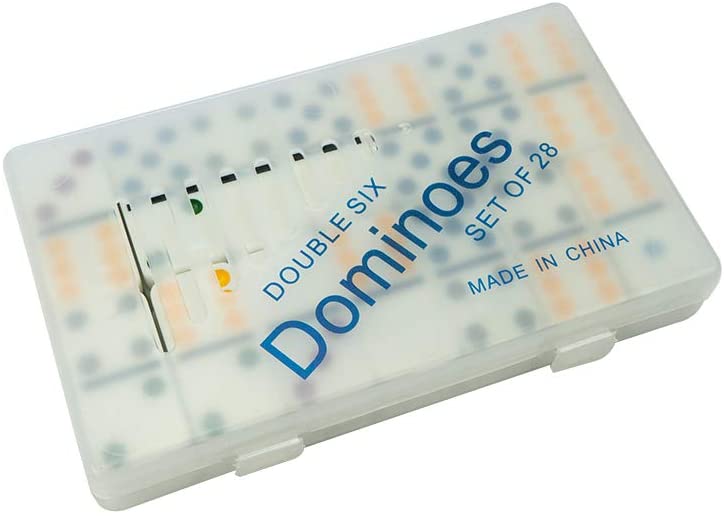 Juego De Dominó Doble 6 En Caja De Piel 28 Piezas Zl Juego De Dominó Doble 6 En Caja De Piel 28 Piezas Zl