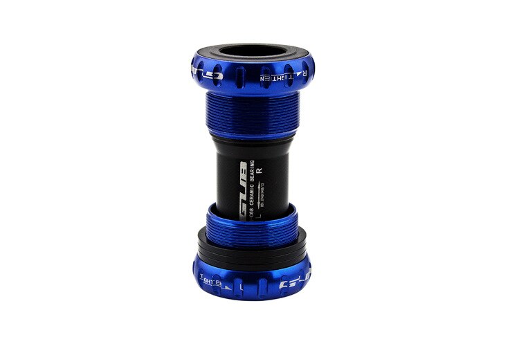 GUB C-68 céramique BB 68 boîtier de pédalier 68/73MM vis/filetage Type BSA pédalier roulements axe de vélo: Blue