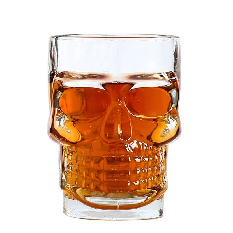 Dödskalle mugg vin öl kopp whisky tequila med handtag martini cocktailglas halloween perfekt för bardekoration: 1 st