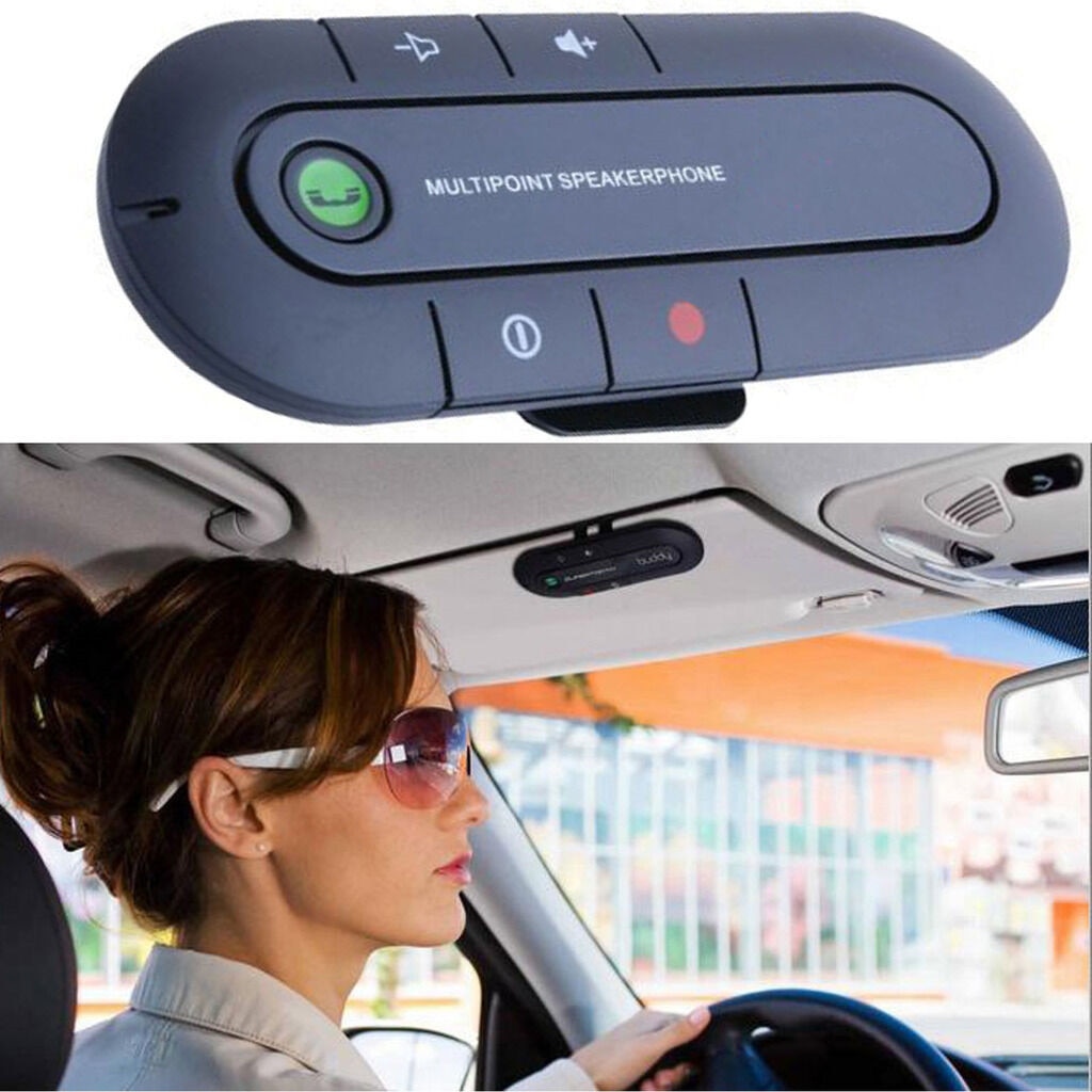 Draadloze Bluetooth Carkit Handsfree Speakerphone Speaker Car Kit