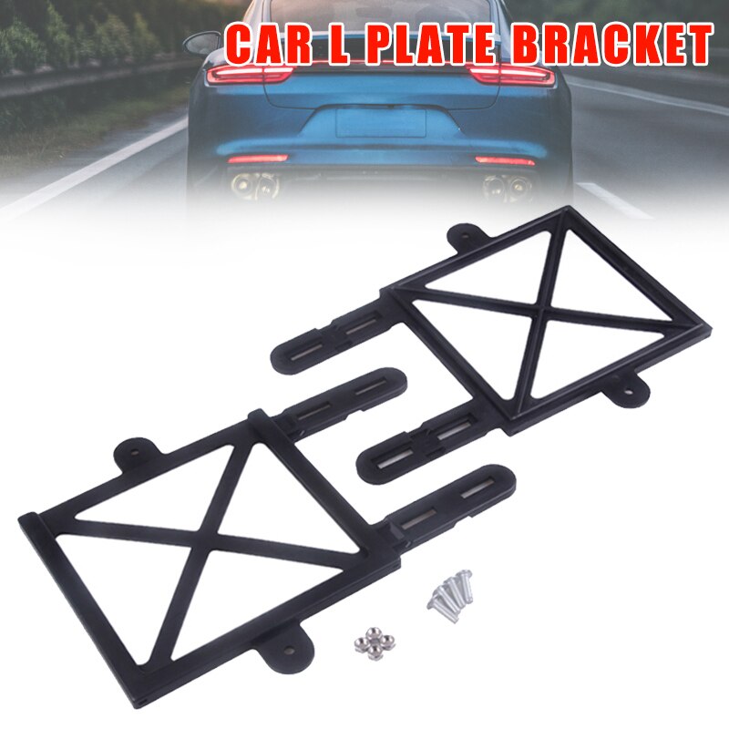 1/2pcs Car L Plate Holder Mount L Driver with Screws Automobile Accessories TD326