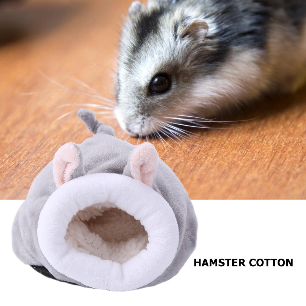 Invierno cálido nido de hamsters erizo cama de yurta perreras ratón pollo Casa de algodón Animal PEQUEÑO camas Cueva, suministros para mascotas, rata ratones nido