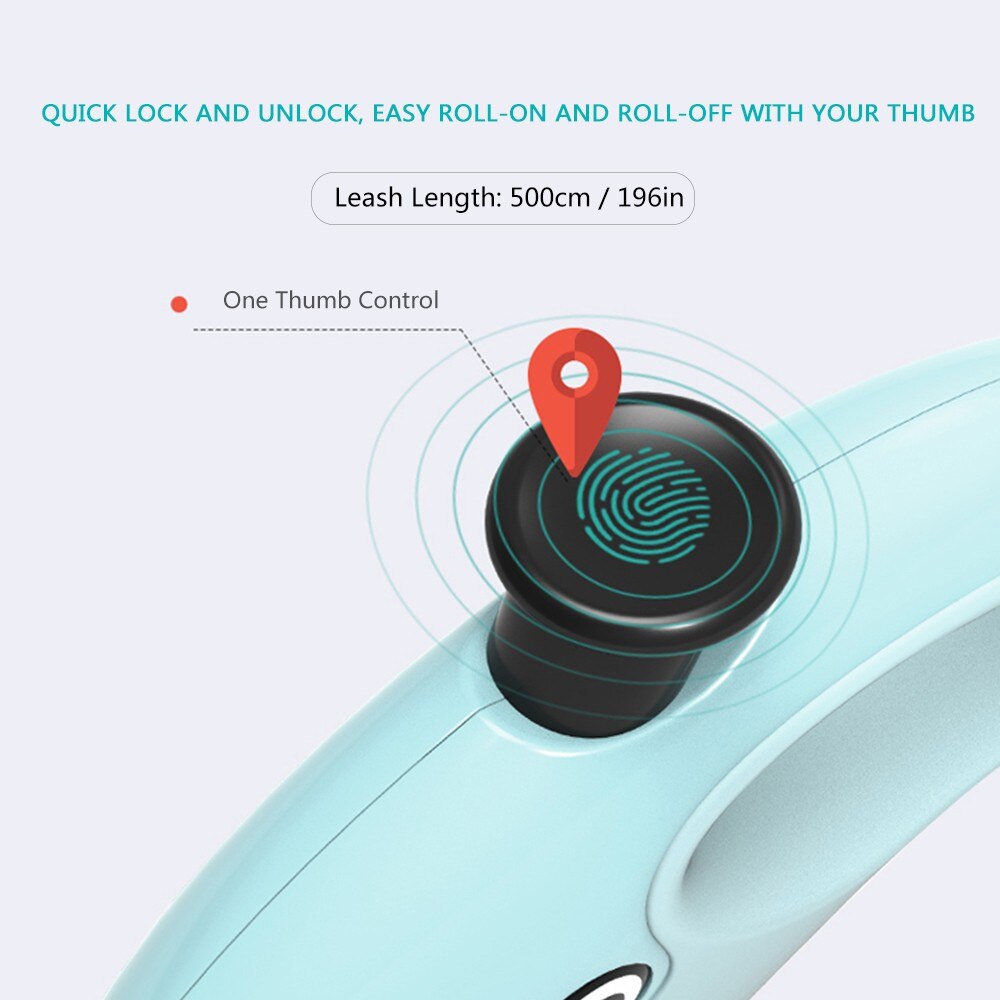 500cm/196in Retractable Leash Automatic Dog Belt For Dogs Outdoor Walking Dog Leads Dog Leash Dog Leash Nylon