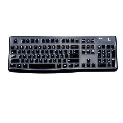 Keyboard Protection for Logitech K120 Keyboard MK120 Desktop Keyboard Protection Film Full Cover Button Cover Keyboard Cover: type1