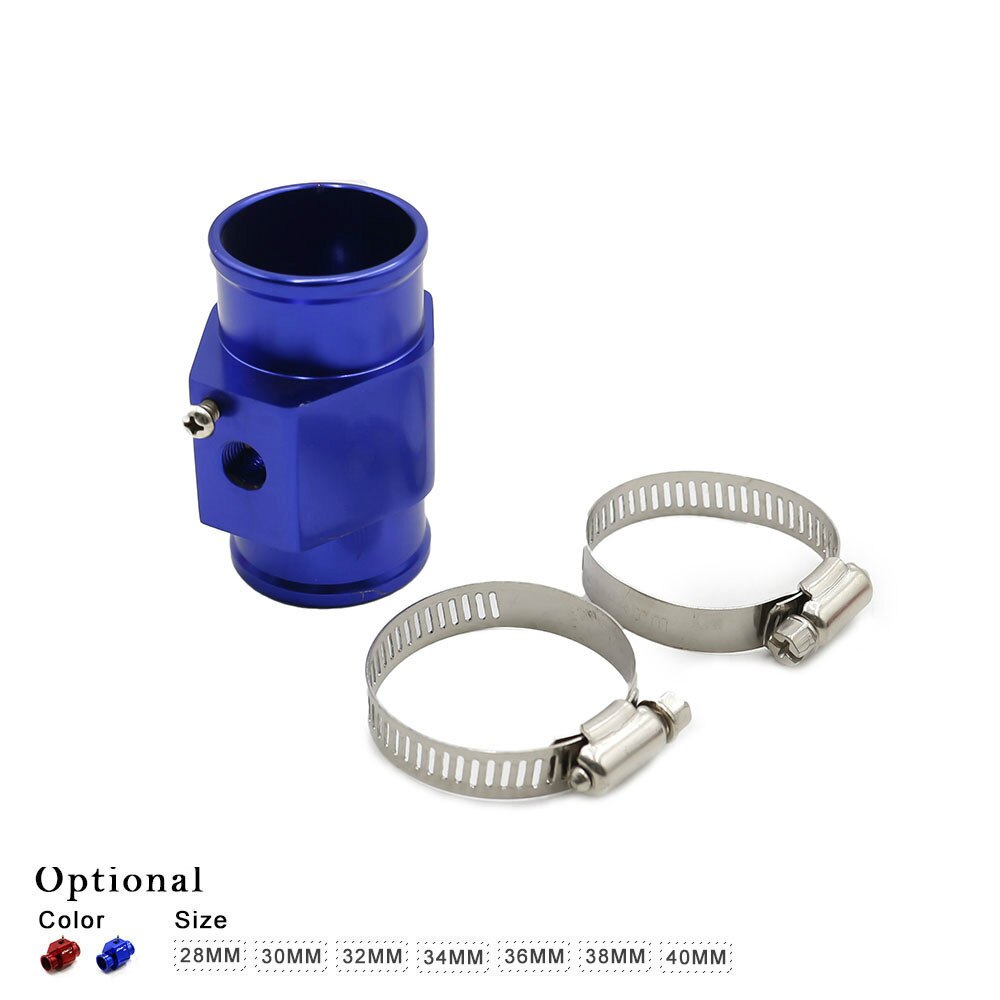 Water Temp Gauge Radiator Temperature Water Temp Joint Pipe Sensor 40mm 38mm 36mm 34mm 32mm 30mm 28mm Hose Adapter