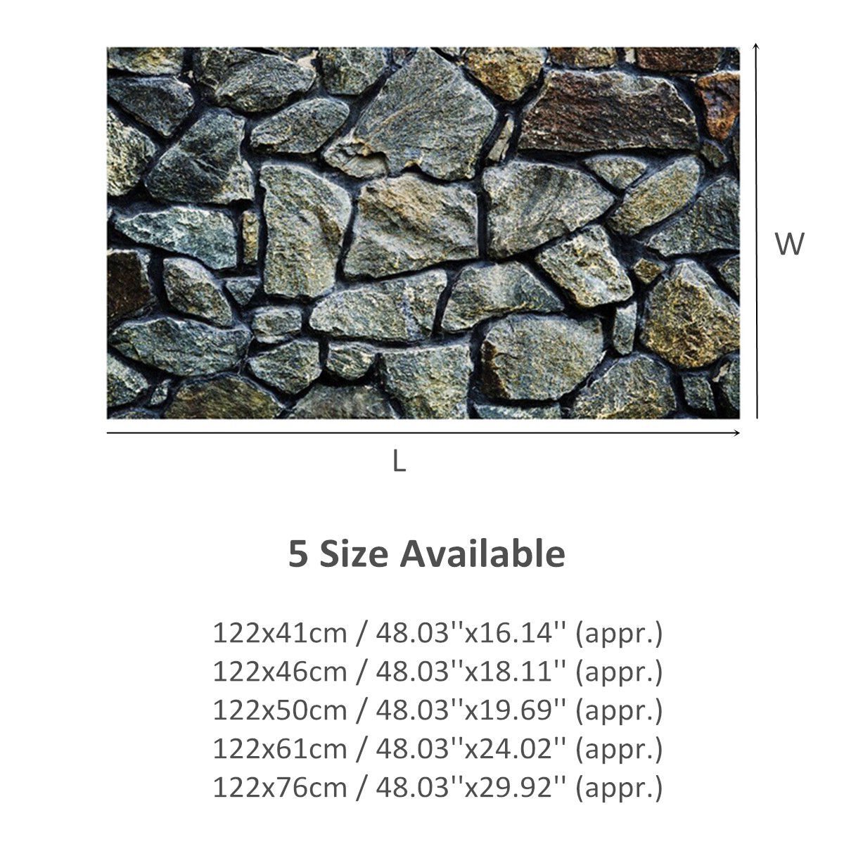 5 größen Felsen Stein PVC Aquarium Hintergrund Poster Aquarium Zauberstab Bild Landschaftsbau Malerei Dekorationen Selbstklebende