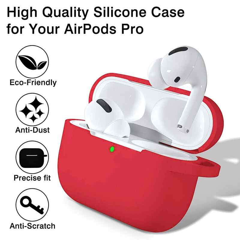 Julår för apple airpods 3 fodral mjuk silikon matt coque bluetooth trådlöst hörlursfodral för air pods pro