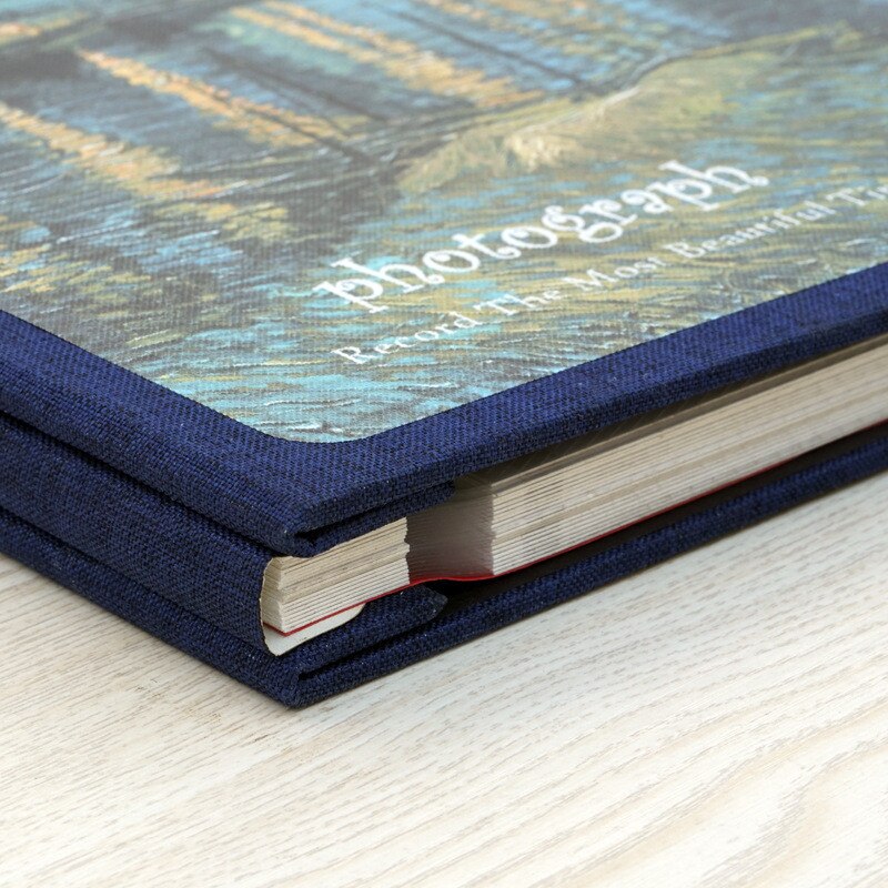 Linnen 16 Inch Diy Fotoalbum Liefhebbers Bruiloft Foto 'S Baby Foto Ablum Bruiloft Foto Album Scrapbooking album