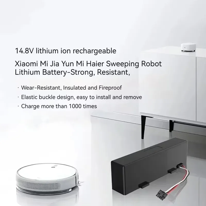 Batería original STYTJ02YM de 14,4 V y 12800 mAh compatible con Xiaomi Mijia LDS, Mi Robot Vacuum-Mop P/2S