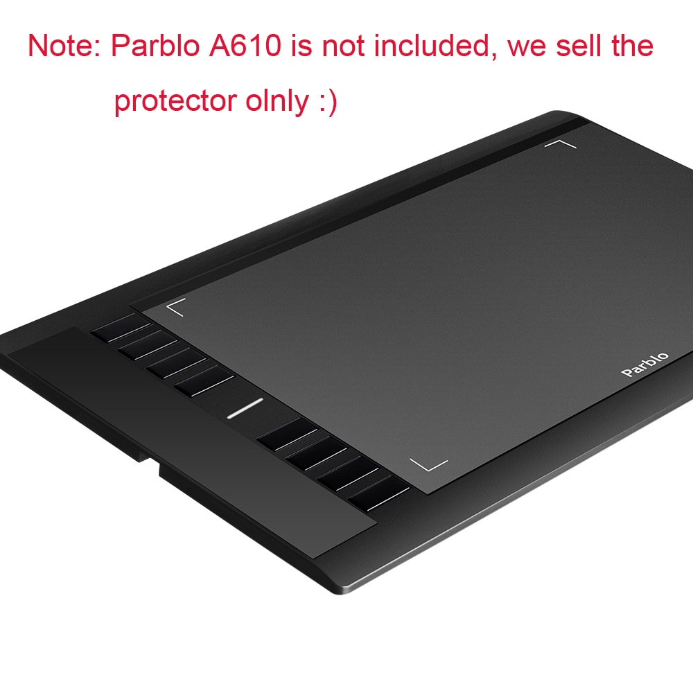 Transparent Protective Film for Parblo A610 Ugee M708 Digital Drawing Graphics Tablet P0025094