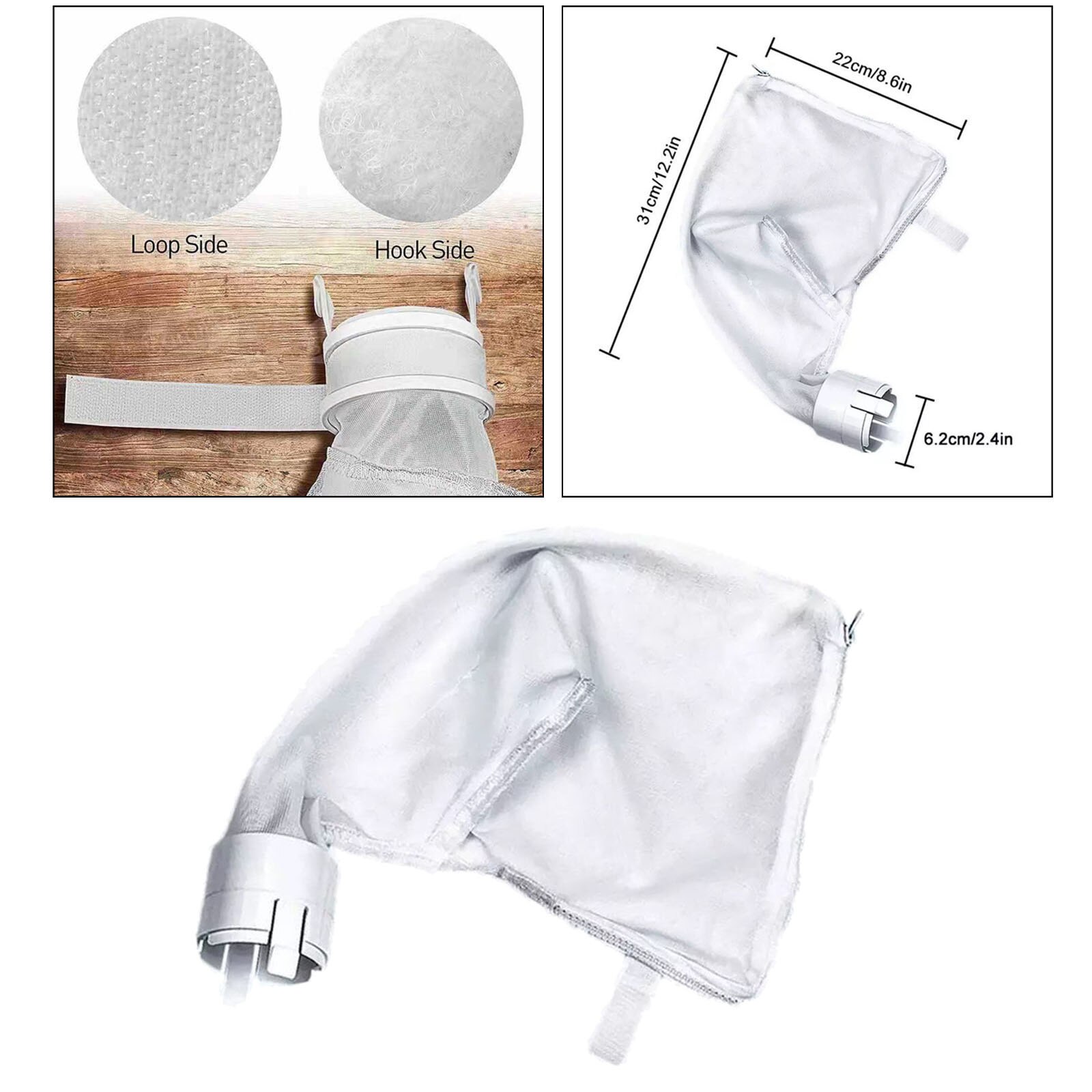 All Purpose Pool Sweep Vacuum Suction Machine Bags For Polaris 360 380 Pool Automatic Cleaner Leaf Bag Parts