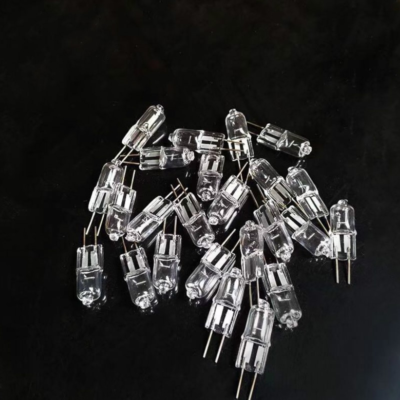 50pcs/lot Halogen G4 Light 12V 20W 35W 50W Halogens 3000k White g4 Halogen Bulb led Replacement Crystal Bulbs