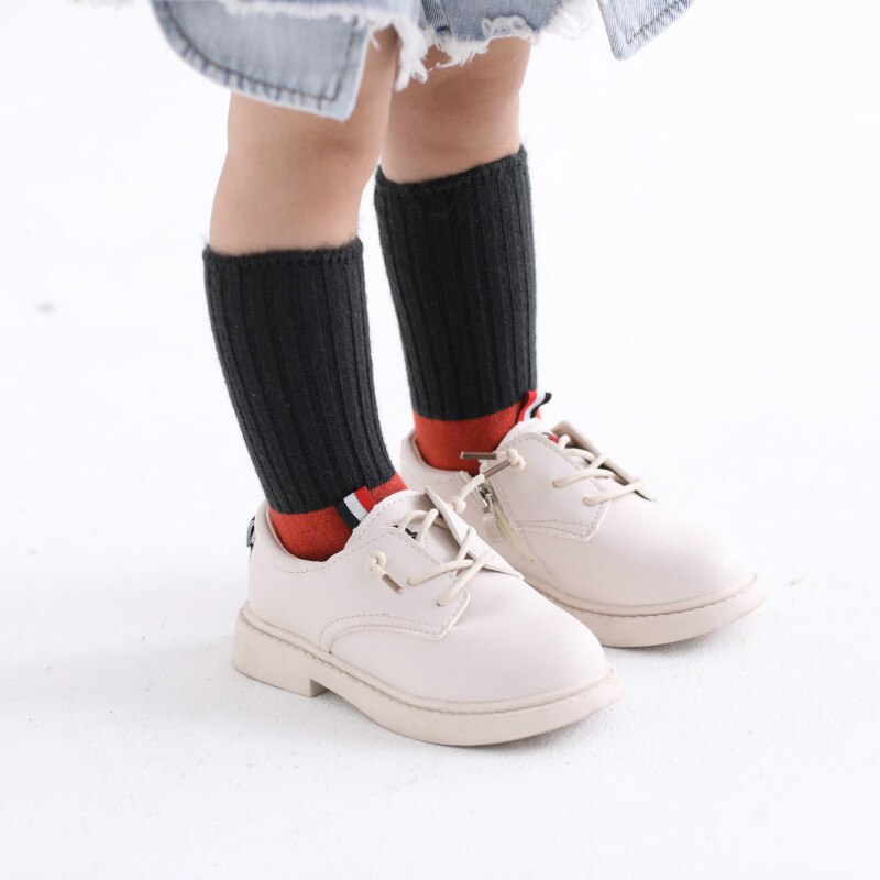 Calcetines gruesos de algodón para bebé, niño y niña, de 1 a 9 años, 6 par/lote