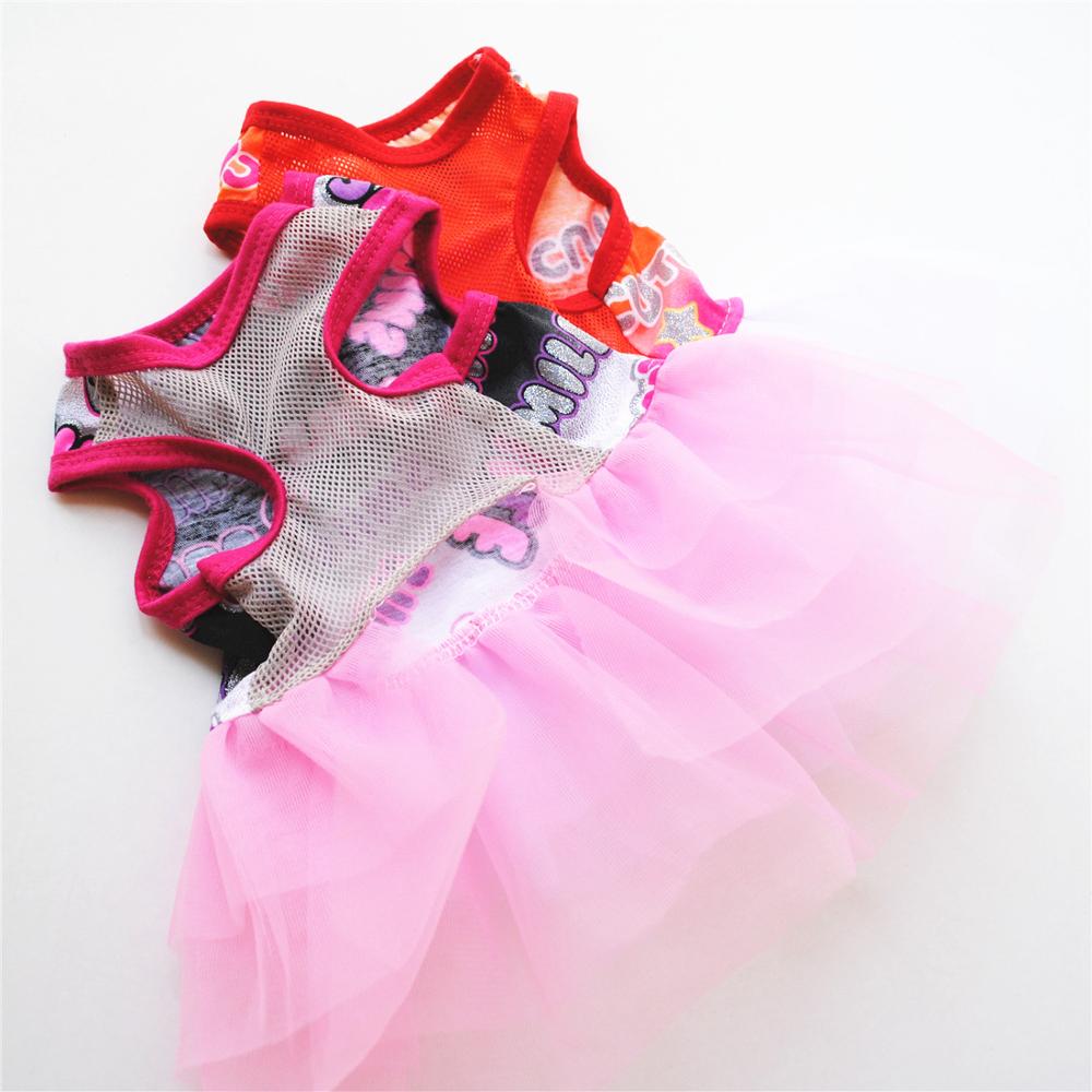 Ropa para perros y mascotas vestido de verano para parejas, ropa para perros pequeños, falda transpirable, chaleco para mascotas Chihuahua Yorkie