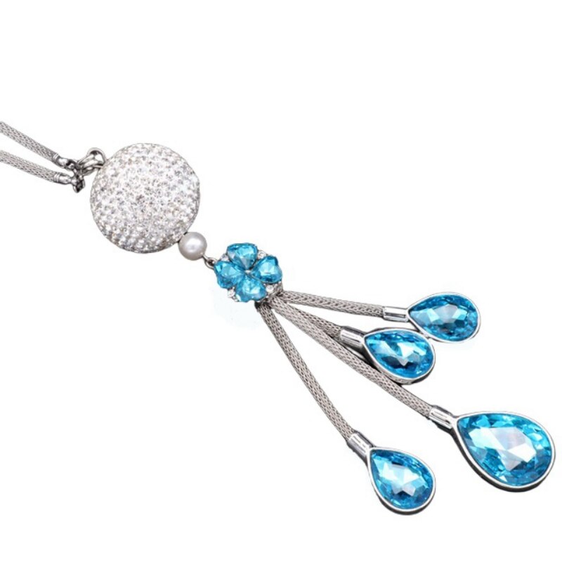 Auto Achteruitkijkspiegel Hanger Crystal Opknoping Ornament Bling Hanger Auto Interieur Auto Accessoires: AL