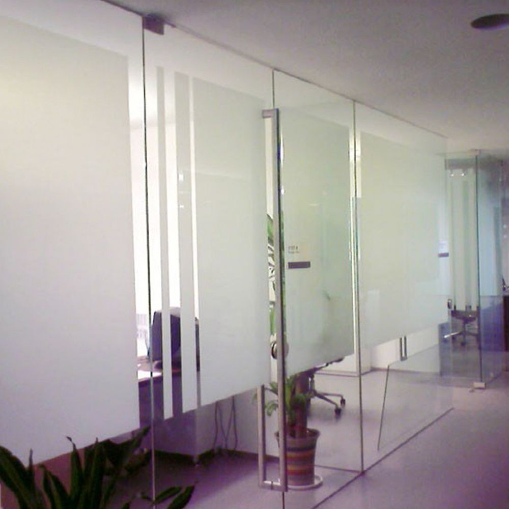 Sunice uigennemsigtig hvid frostet dekorativ vinduesfilm hjemmebygning vinduesglas klistermærke beskyttelse af folier med bredde :45cm
