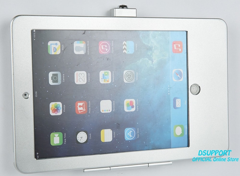 Tablet PC wall mount Anti-Theft with security lock case suitable for ipad air 1 2 for ipad pro 9.7 for ipad /Ipad 5