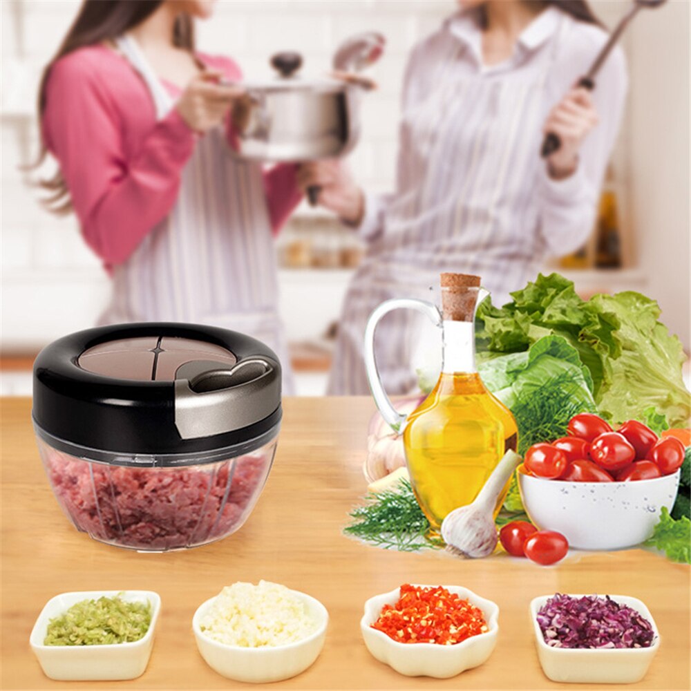 manuel hachoir à légumes Cutter tirer chaîne alimentaire hachoir mélangeur processeur carotte pomme de terre râpe hachoir à viande cuisine Gadget