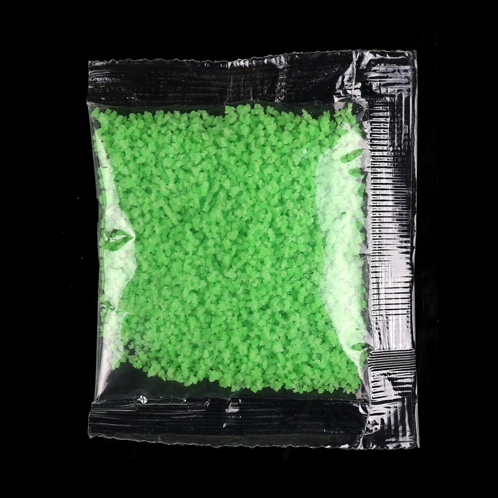 Lichtgevende Zand Stenen Tuin Park Road Steentjes Glow In Dark Ornamenten Voor Party Aquaria Aquarium Decoratie Stenen Ornamenten: green