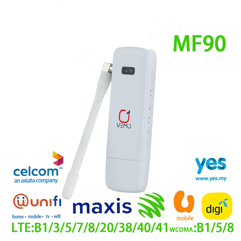 Vemo  mf90 4g modem usb dongle router wifi z gniazdem na kartę sim 150 mbps mobilny bezprzewodowy adapter wifi 4g router biuro domowe