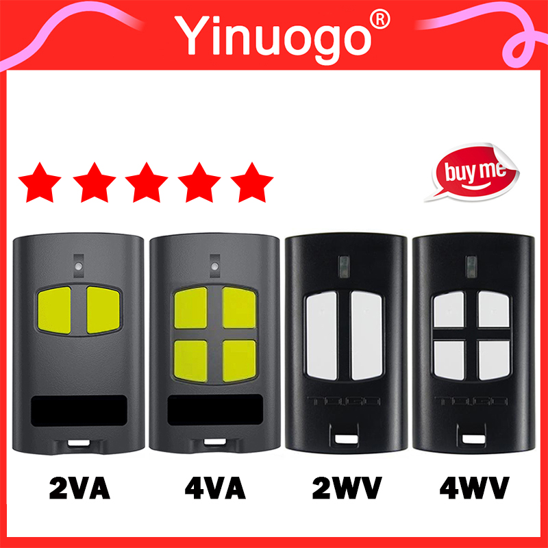 Offre spéciale ! Pour BENINCA TO.GO VA WV 2VA 4VA 2WV 4WV Télécommande de porte de garage/portail 433,92 MHz Rolling Code Compatible avec Beninca TOGO 2VA