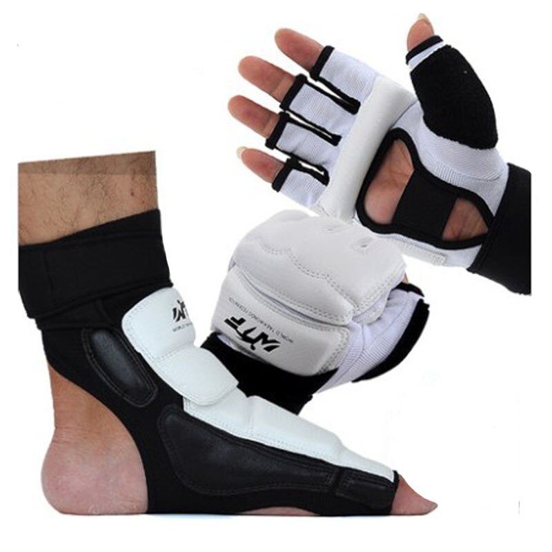 2022 WTF Genehmigen Taekwondo Palme Fuß Schutz Schutz Karate Hand Fuß Handschuhe schutz Kickboxen Stiefel Palme Knöchel schützen Anzug Getriebe