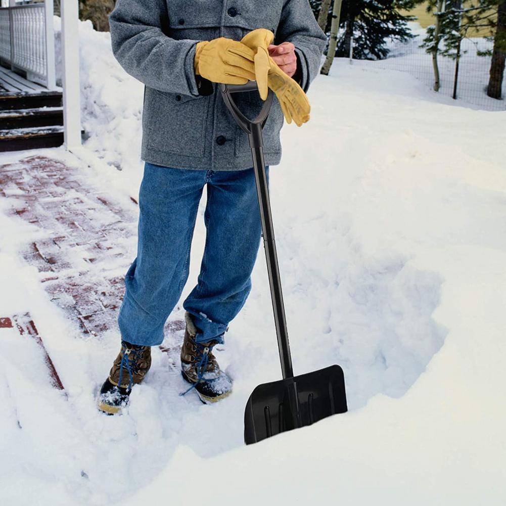 Pelle à neige amovible Portable multifonctionnelle, outil de nettoyage de neige d&#39;hiver robuste avec Exc