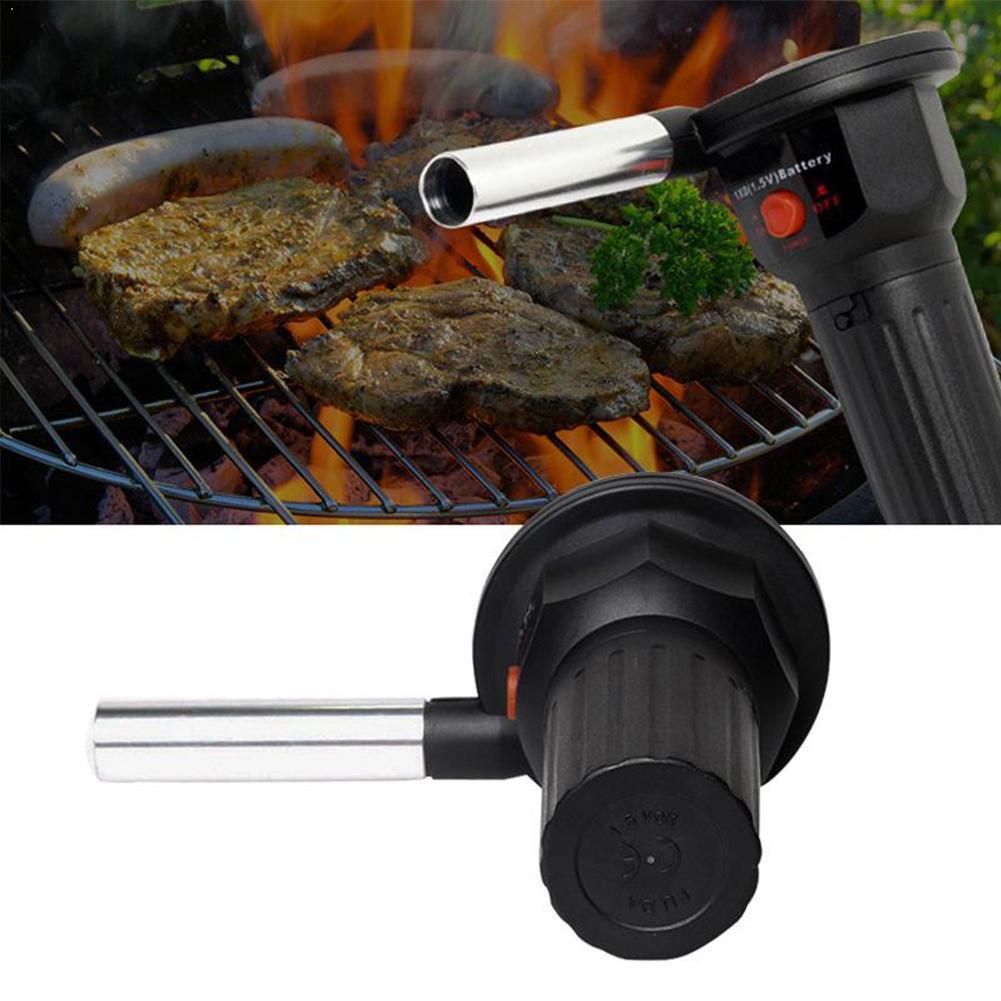 Roestvrijstalen kookventilator veilige thuis open haard barbecue buitenblazer snellere blower lucht vuur picknick draagbare set barb  o4 j 6