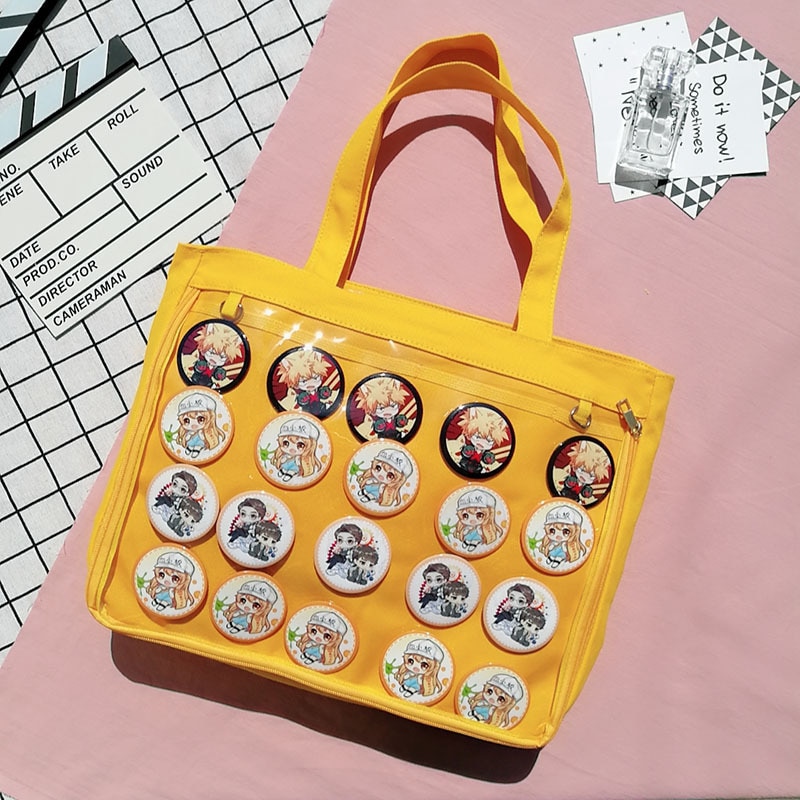 Ita Bag Lolita Style Shoulder Bags One side Lovely Kawaii Women Clear Bag Schoolbags For Teenage Girl Candy Sweet Itabag Handbag
