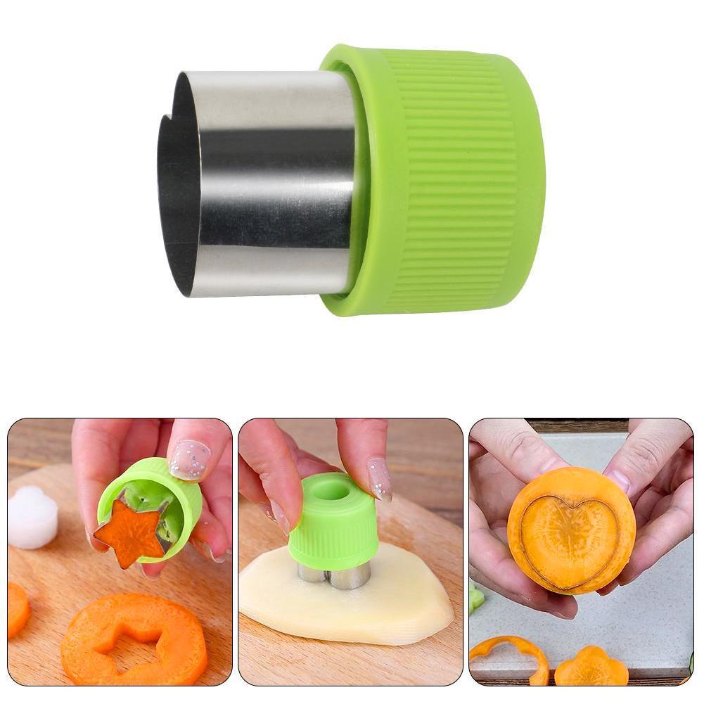 Star Heart Shape Vegetables Cutter 5PCS/set Portable Cook Tools Stainless Steel Fruit Cutting Die Kitchen Gadgets Fruit Cutter