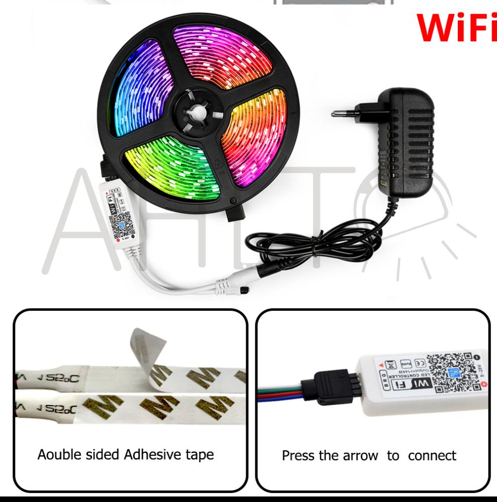 WiFi Controller Mini 24Key 44Key IR RGB Controller DC12V WiFi Wireless Remote DIY RGB LED Strip RGB Controller Led Controller