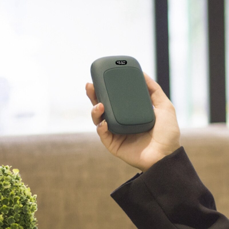 2X Rechargeable Hand Warmers, Portable USB Electric Hand Warmer Reusable Pocket Warmer Power Bank For Outdoor Pink