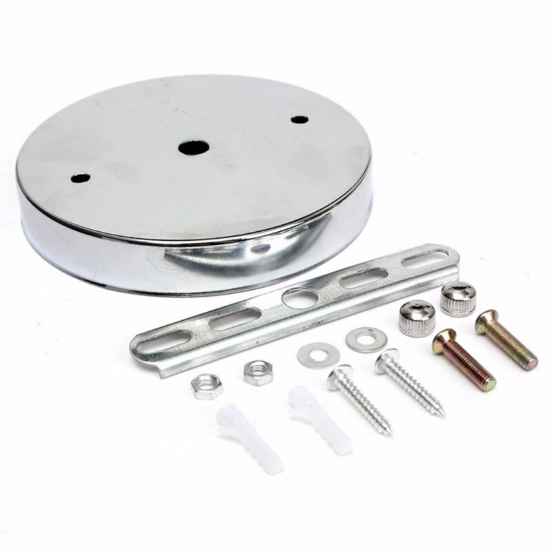 100mm/105mm/120mm Buchse Lampe Basis Halfter Decke Baldachin Wandleuchte Montieren LED Basis Jahrgang anhänger Licht Lampe Rabatt Basis: Chrom-115mm