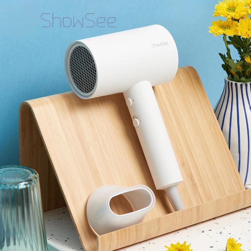 Xiaomi Showsee A1-W Anion Haar Föhn Negatieve Ionische Zorg Universele Professionele Krachtige Föhn Diffuser Voor Thuis 1800W