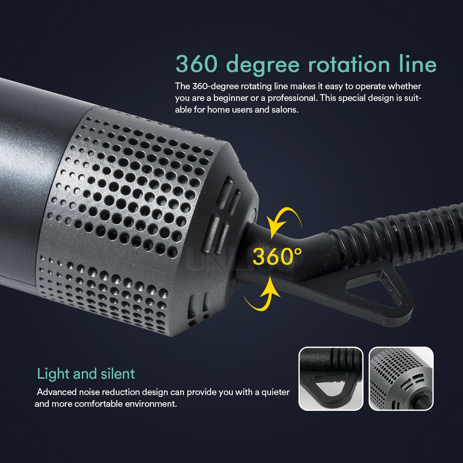 4 In 1 Hair Dryer Brush Blow Hair Dryer Comb Hair Straightener Detachable Anion Air Brush Hair Curler For Women