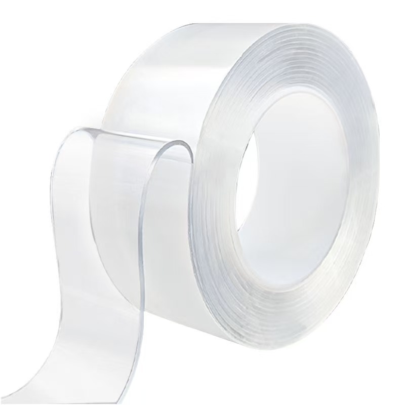 Dubbelzijdige nano-tape met hoge viscositeit, transparante spoorloze nano-tape, magische lijm nano-tape, transparante dubbelzijdige tape