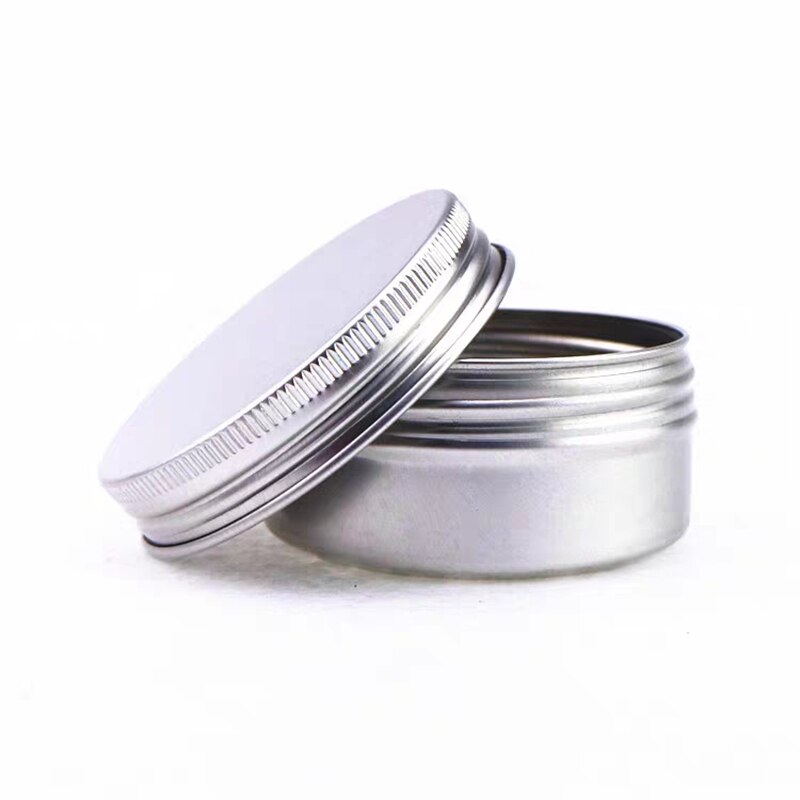Aluminum Tin Jars Aluminum Cosmetic Containers Round Cans with Screw Cap Lid for DIY Crafts,Cosmet