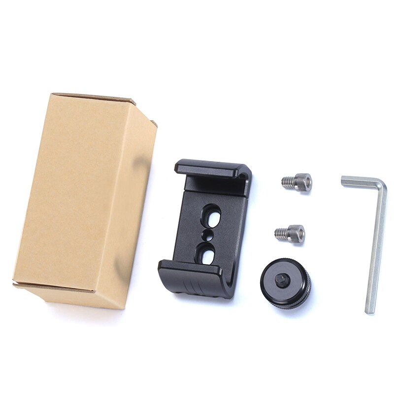 UURig Camera Clamp Mount - Aluminum Extendable Clip with 1/4" Screw for Power Bank & Phone: Default Title