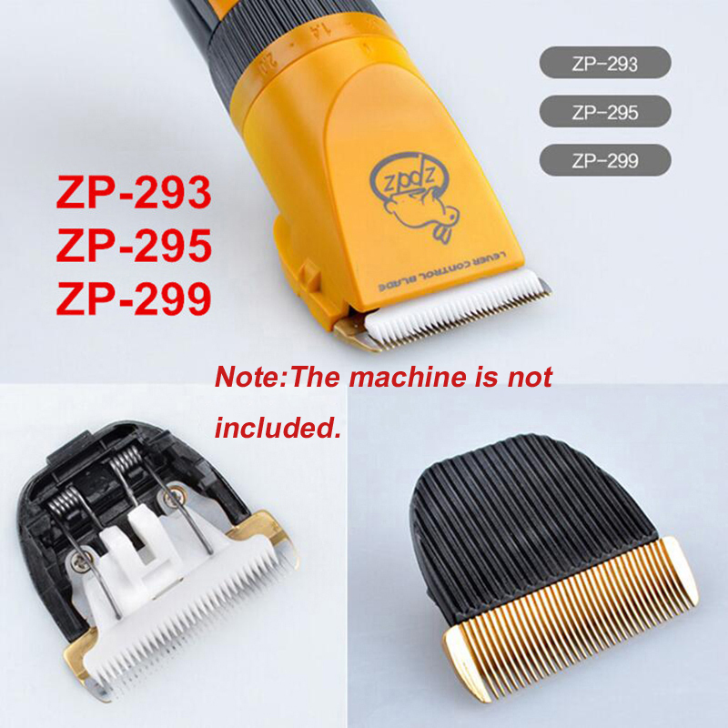 Original Pet Dog Ceramic Hair Grooming Trimmer Blade Clipper Head Compatible For ZP-293 ZP-294 ZP-295 ZP-297 ZP-299,1Pcs/Pack