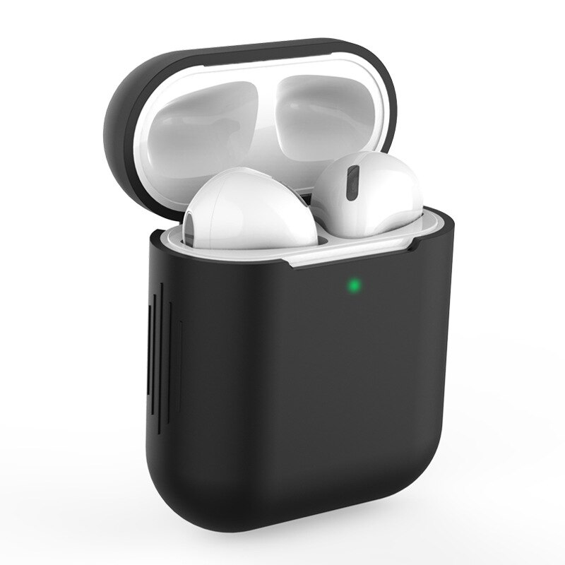 Funda protectora de silicona para Airpods 1 y 2, funda protectora para auriculares inalámbricos, a prueba de gotas, caja de carga