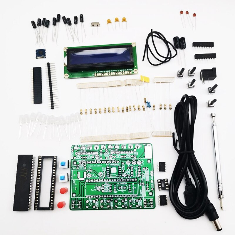 Kit électronique Radio 51 à monter soi-même, Machine sonore numérique FM à puce unique, indicateur de niveau pouvant bricolage contrôlé séparément