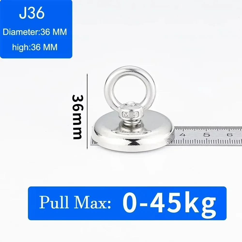Neodym Magnet Super starke Winkel magnete Haken Hoch leistungs Magnet mit Senkloch Augen schraube Neodym Magnet Magnet: 2M / Weiß