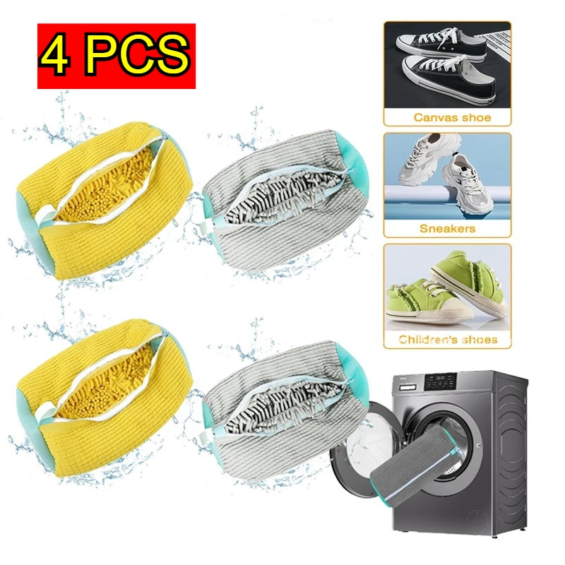Waschnetztasche für Sneaker zum Waschen von Hausschuhen, Waschnetz, Waschmaschinentasche, Hausschuhe, Schuhe, Taschen, Waschpantoffeln, Waschschuhbeutel: Armee Grün