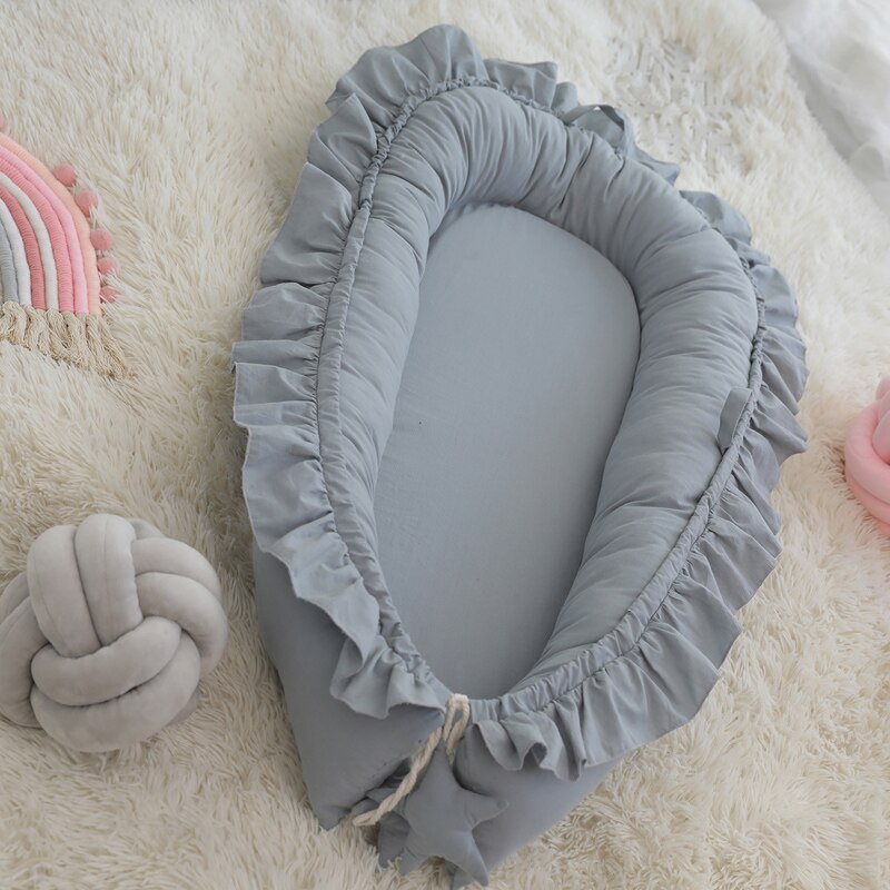 Removable Newborn Sleeping Nest Baby Beddings Set Soft Playpen Cot Co-sleeper Bassinet Crib Infant Cradle Mattress Cushion